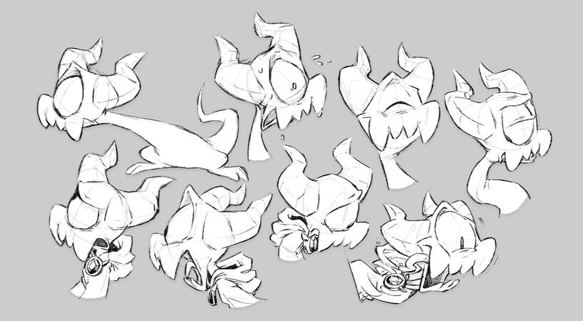 Spooky (character expression Sheet)